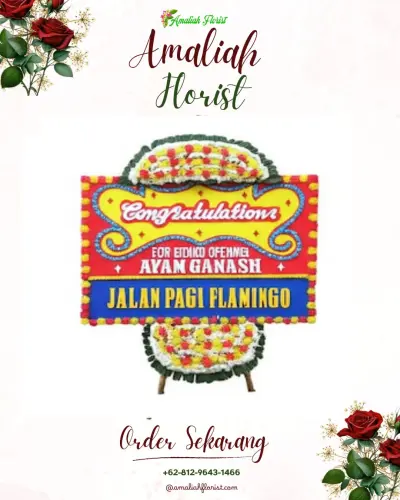 Bunga Papan Congratulation di Tuminting